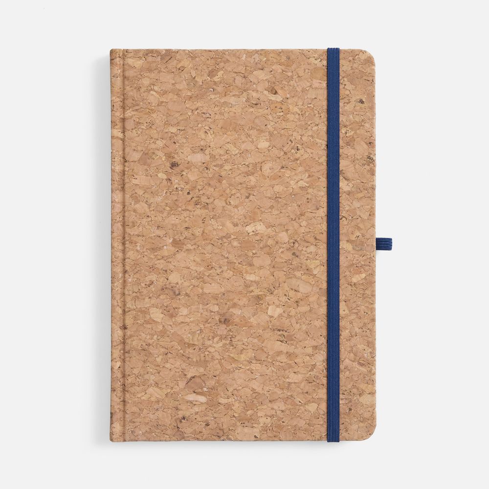 Блокнот Corkfolio, синий-2
