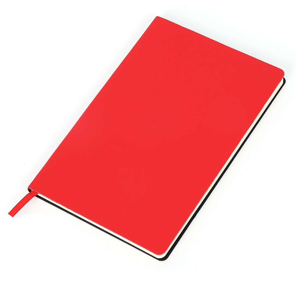 Ежедневник A5 недатированный Simflex в мягком переплёте, Красный-1