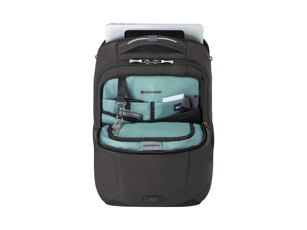 Рюкзак WENGER MX Professional 16, серый, 100% полиэстер, 33х21х45 см, 21 л-6