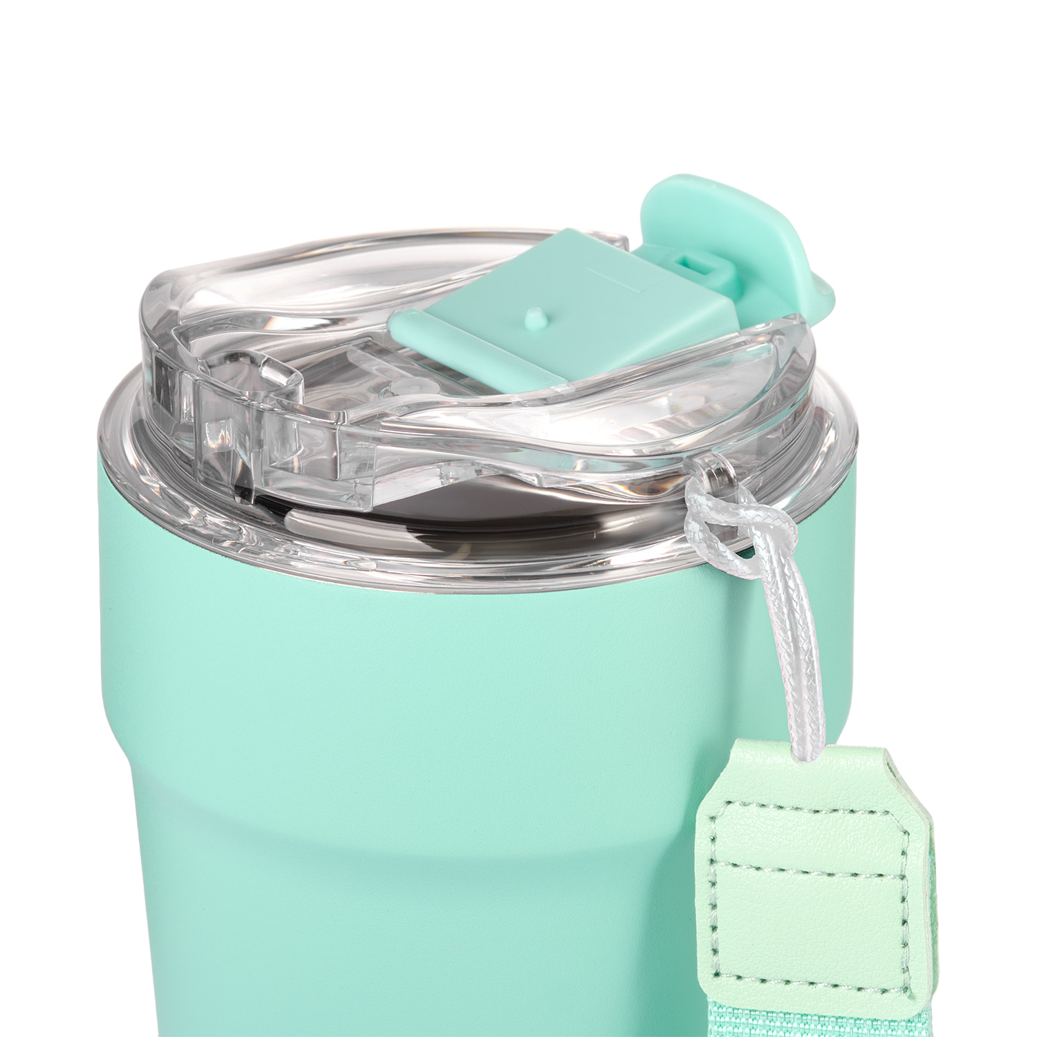 Термокружка вакуумная Monaco, аква-6