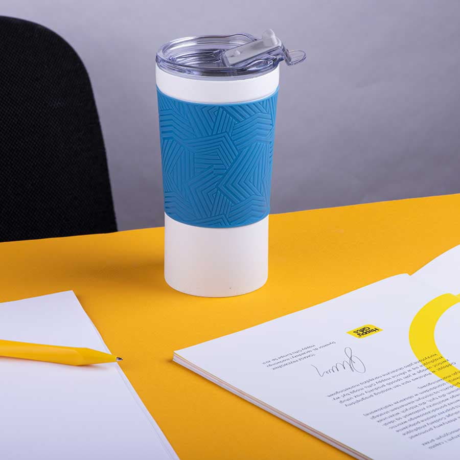 Термокружка вакуумная FUNNY, красный-3