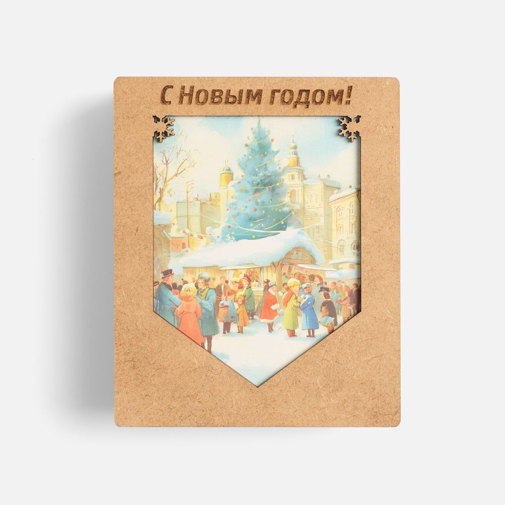 Деревянные флажки «Праздничные мотивы»-1