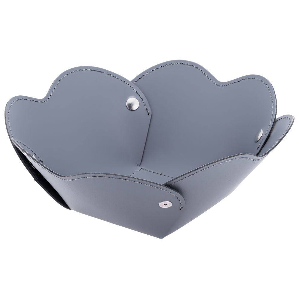 Корзина Corona, большая, серо-голубая-0