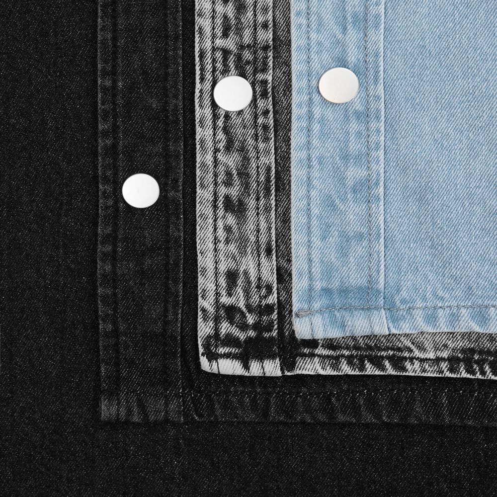 Куртка джинсовая O3, черная-6