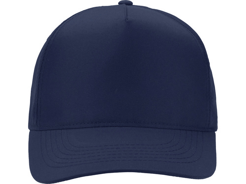 Бейсболка Mix 5-ти панельная 180 гр, темно-синий-4