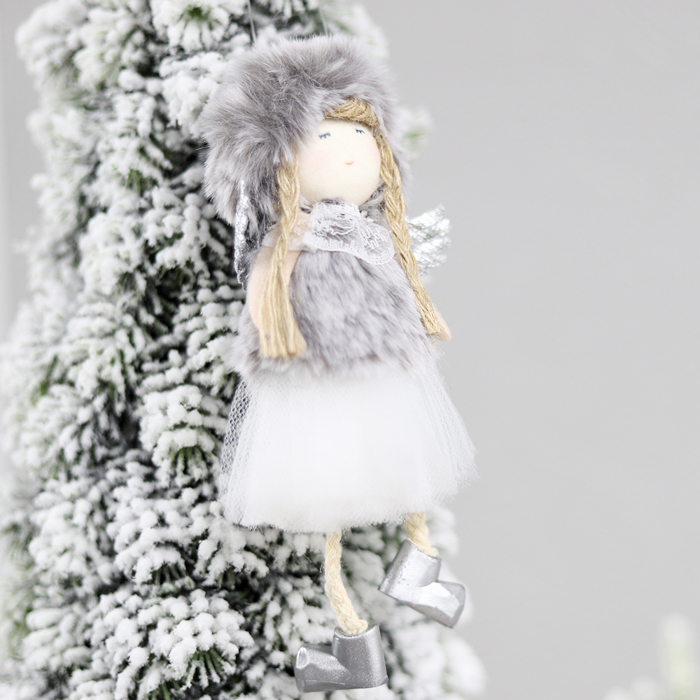 Новогоднее украшение рождественский ангел Бэгис, Серый-0