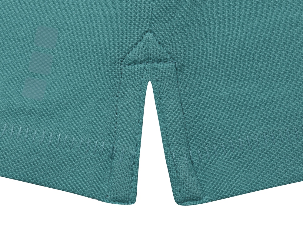 Calgary женская футболка-поло с коротким рукавом, аква-5