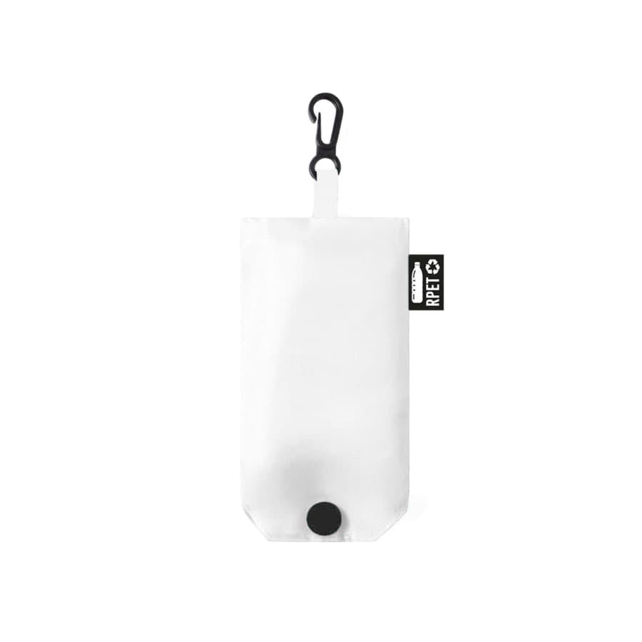 Сумка для покупок RESTUN из rPET/рециклированного полиэстера, белый-1