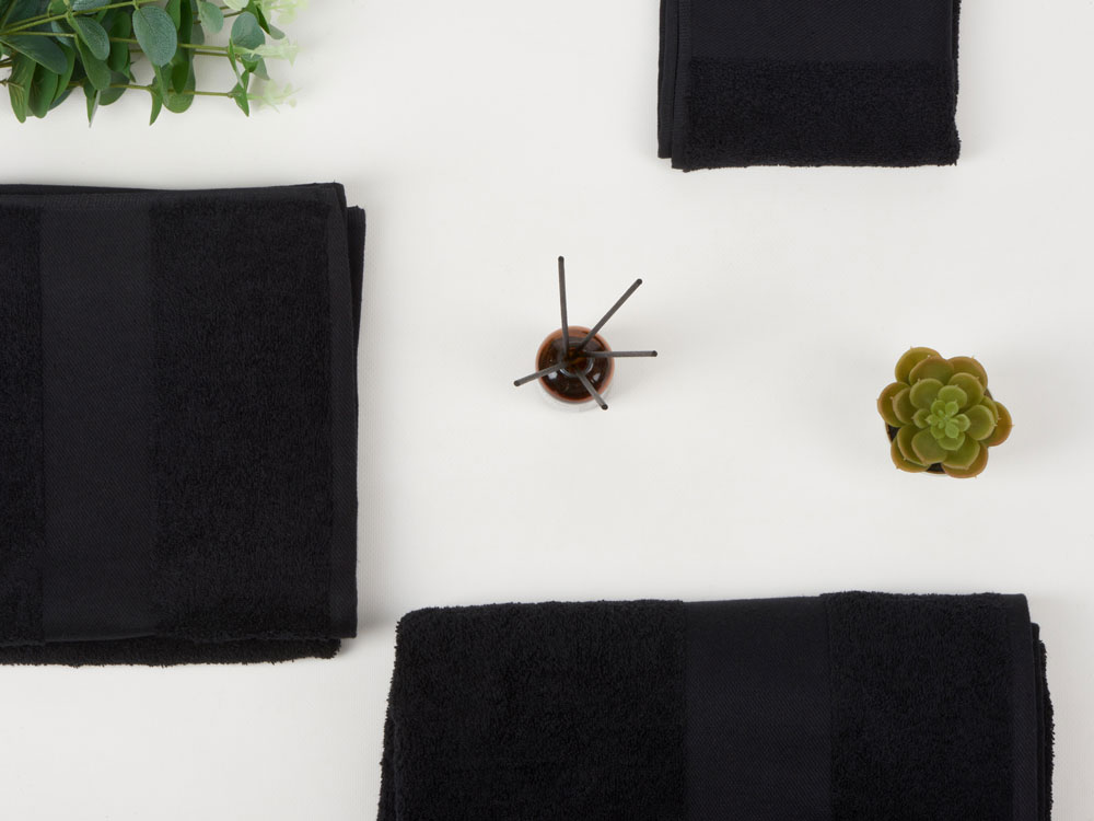 Полотенце Terry S, 450, черный-6