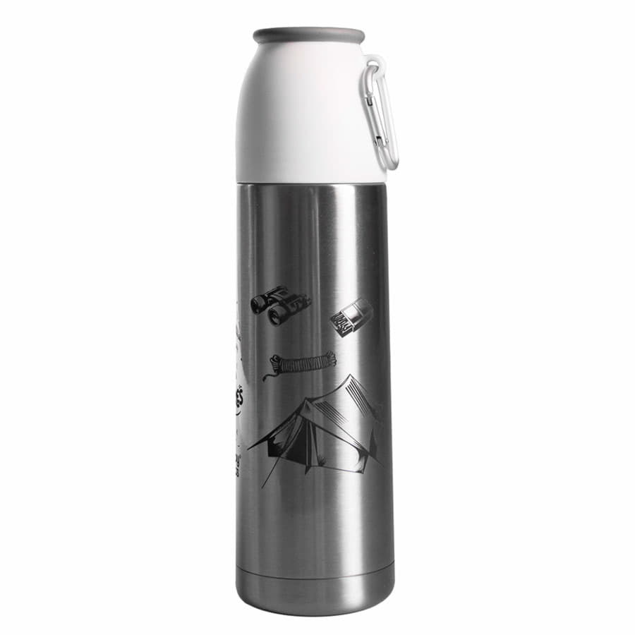 Термос вакуумный ESCAPE, серебристый-7