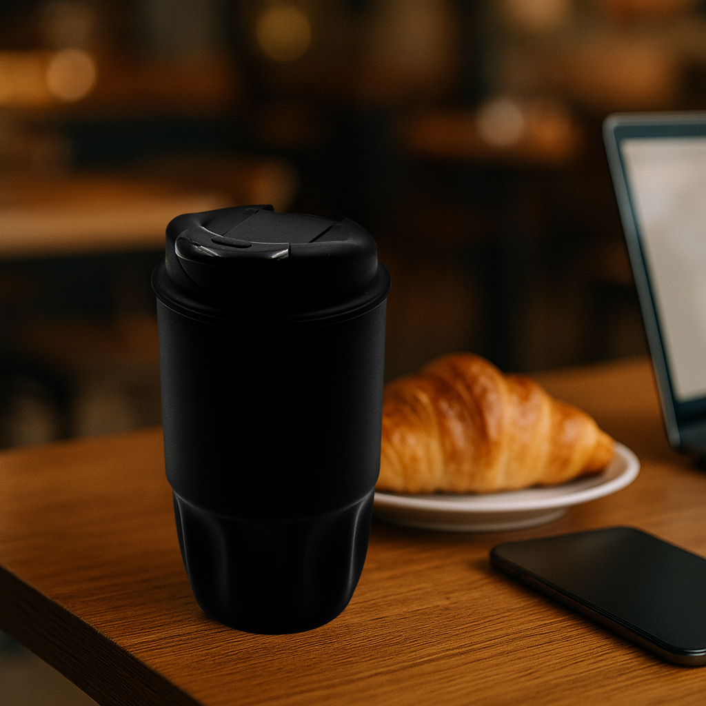 Термостакан Groove (черный)-9