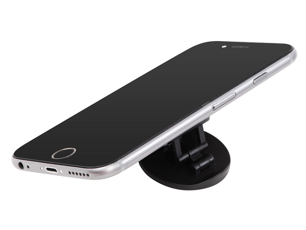 Держатель для телефона с отверстием для пальца Pop Flex, черный-6