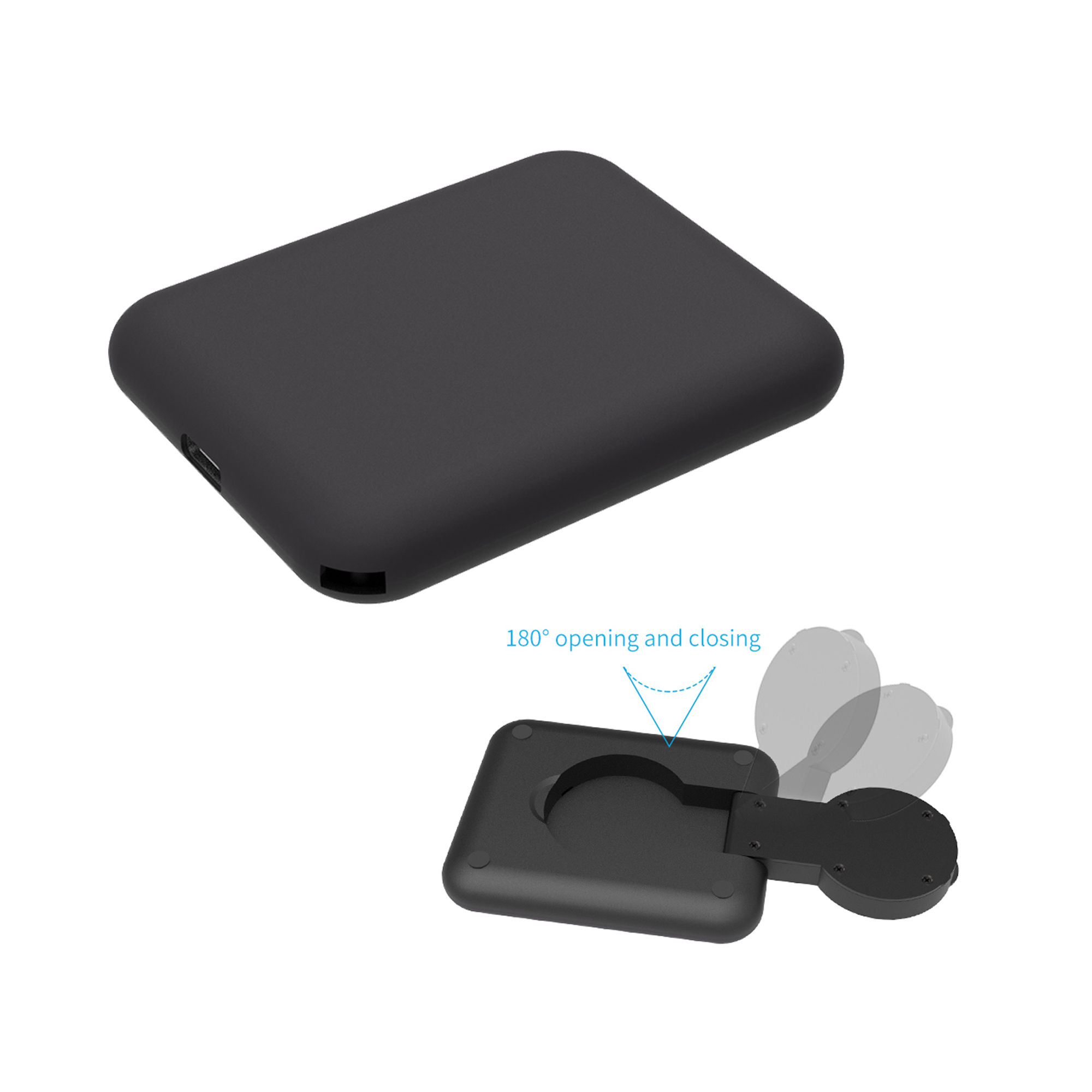 Складная беспроводная (15W) зарядная станция "I-Fold" для смартфона, часов/наушников-1