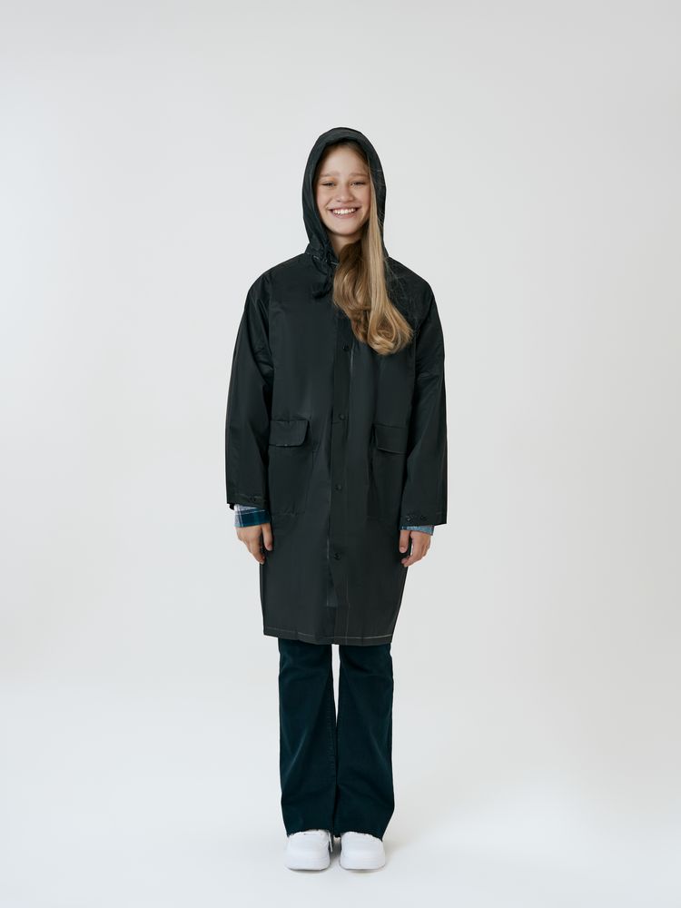 Дождевик детский RainDrop Kids, черный-4