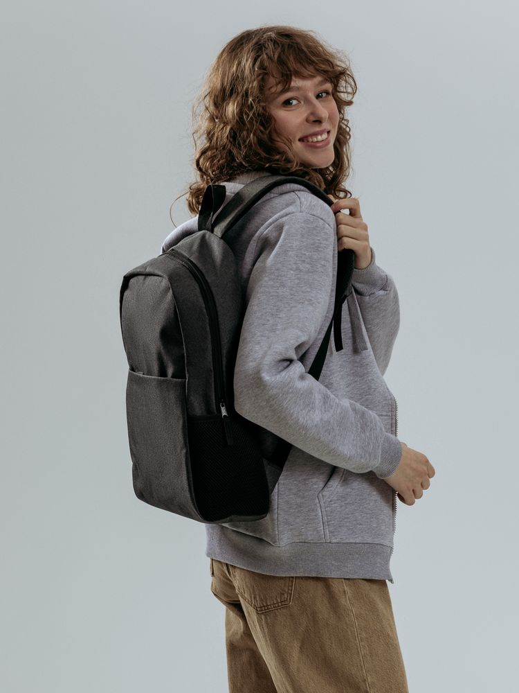 Рюкзак для ноутбука Conttori, черный меланж-7