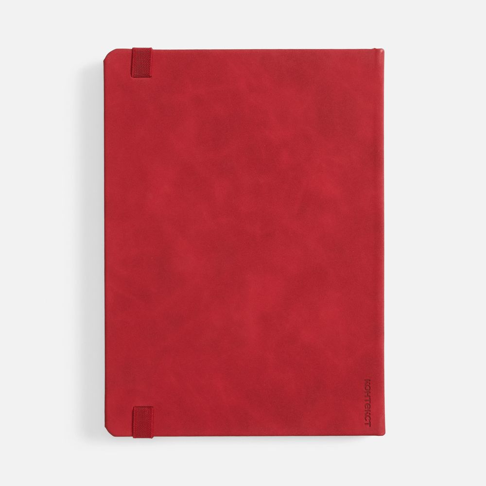 Ежедневник Urban Hard, недатированный, красный-1