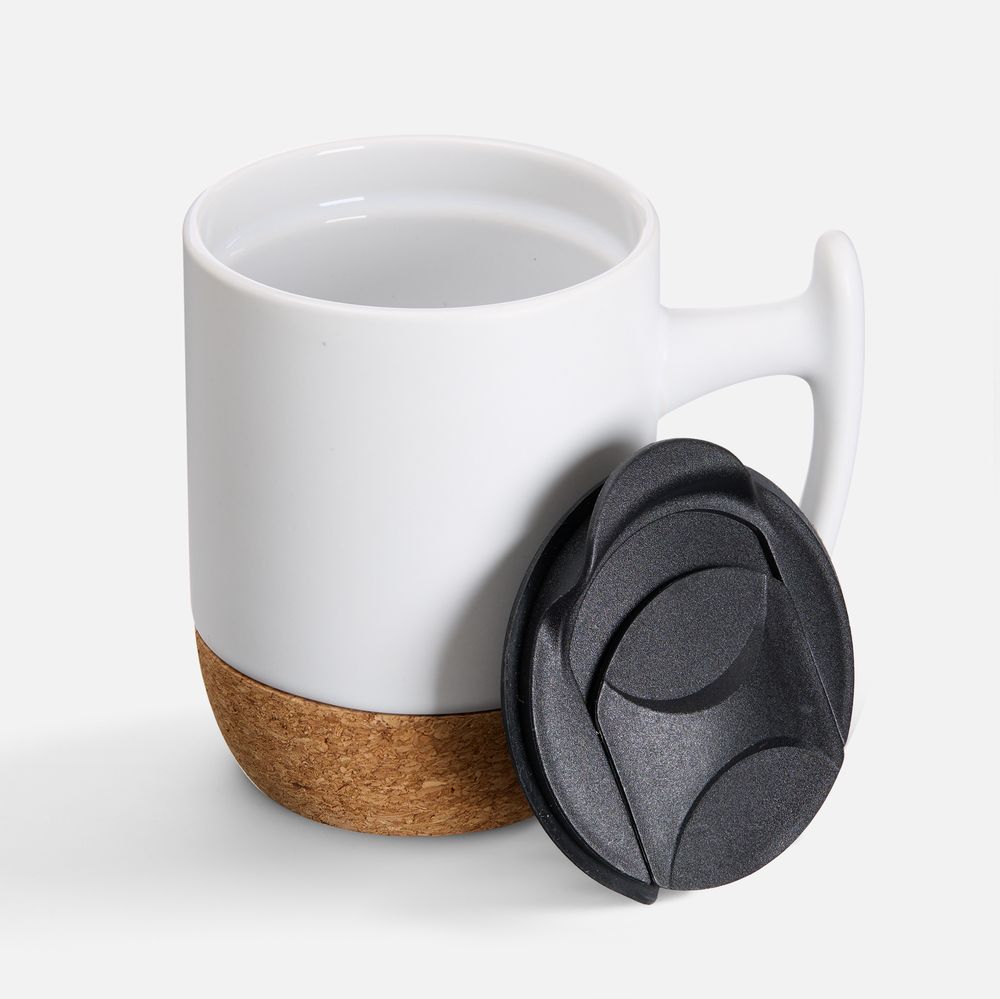 Кружка Corky Grip, белая-2