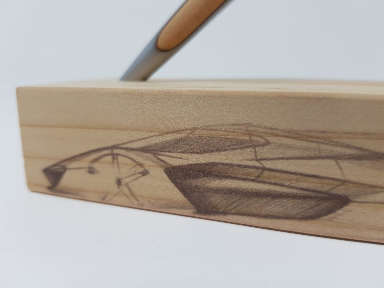 Вечная ручка Pininfarina Cambiano CEDARWOOD с принтом H2 SPEED-3