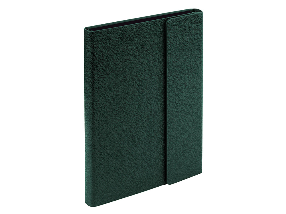 Ежедневник недатированный с магнитным клапаном А5 Venezia, зеленый-0