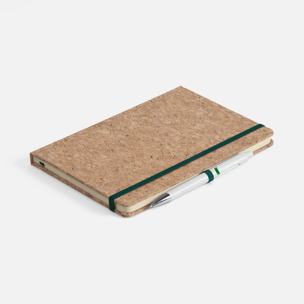 Блокнот Corkfolio, зеленый-4