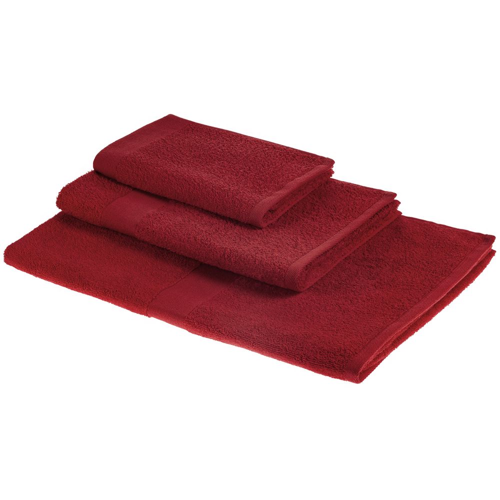 Полотенце Soft Me Light, среднее, красное-4