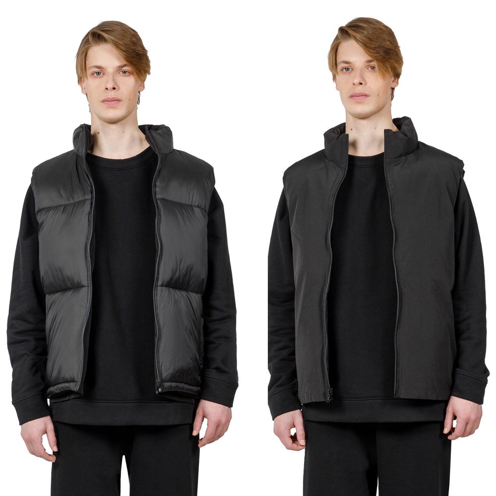 Жилет двусторонний V2, черный-4