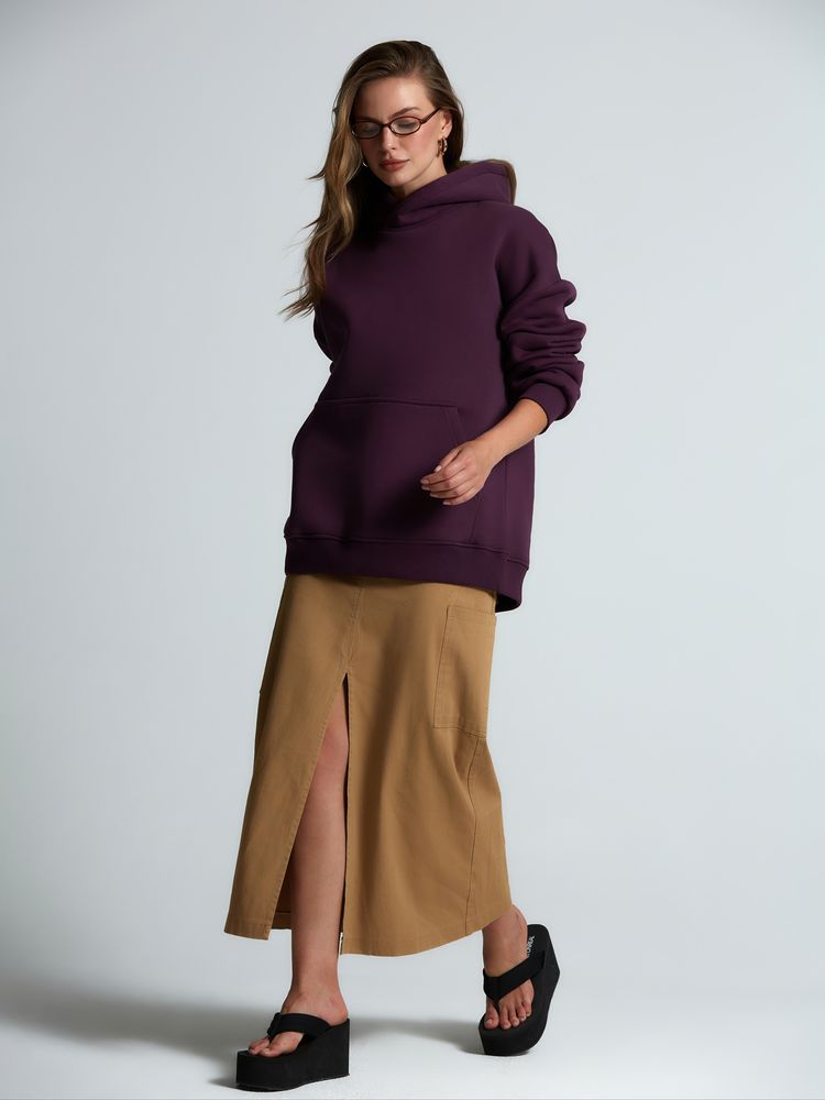 Худи Kulonga Oversize, фиолетовое-6