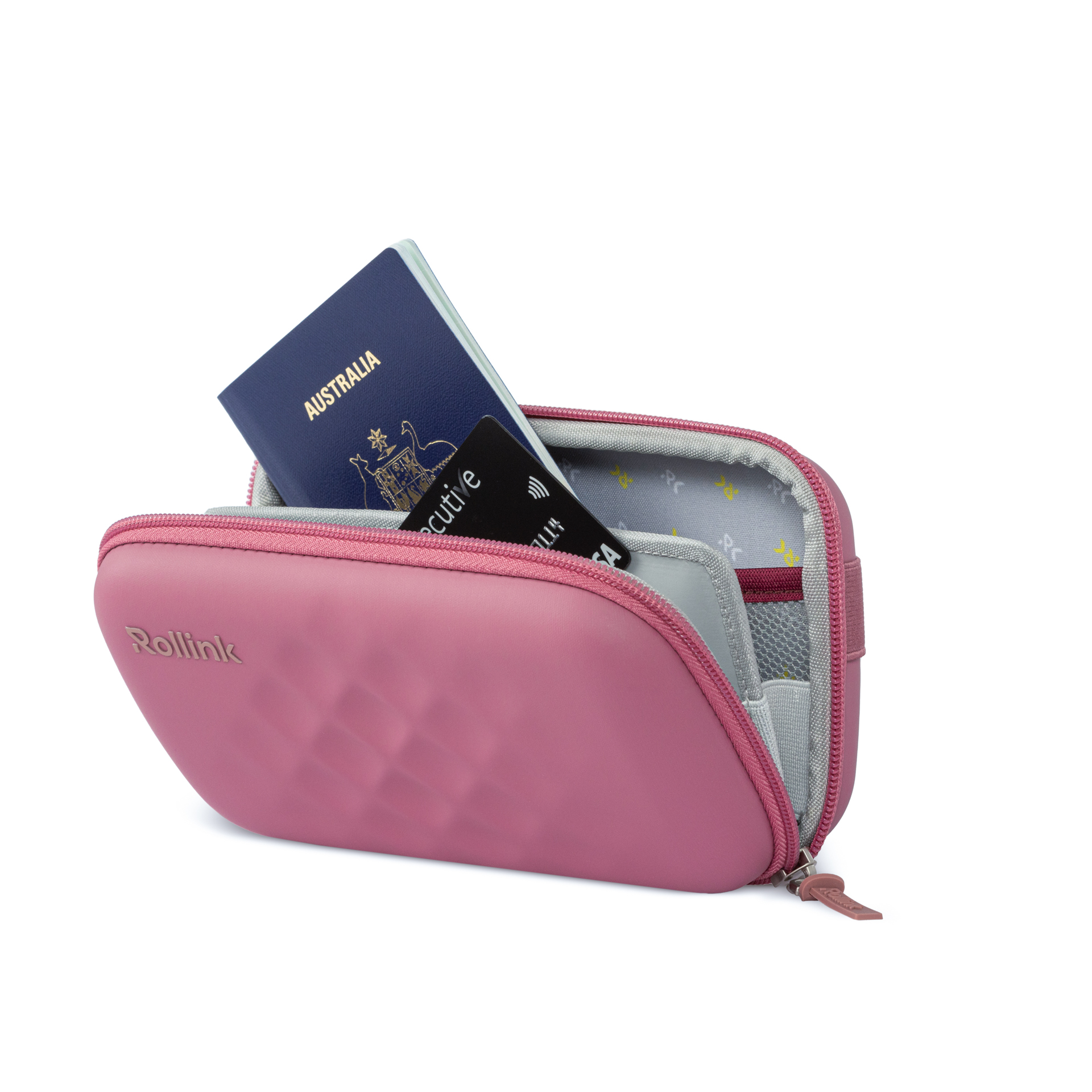 Дорожная сумочка Rollink Mini Bag Tour 21x12x6 см, ярко-розовая-5