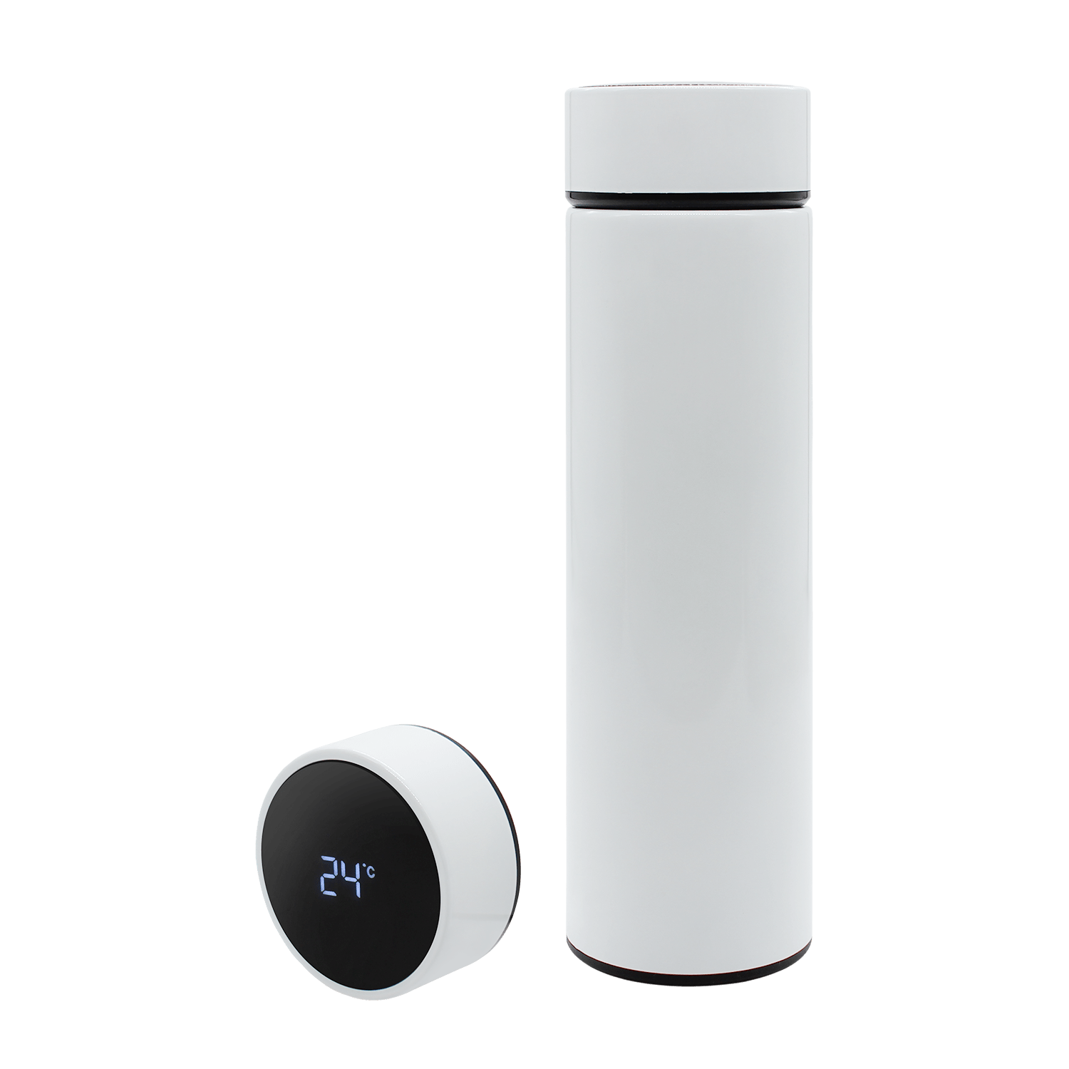 Термос Reactor с датчиком температуры (белый)-1