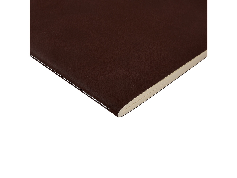 Бизнес тетрадь А5 Megapolis flex 60 л. soft touch клетка, коричневый-2