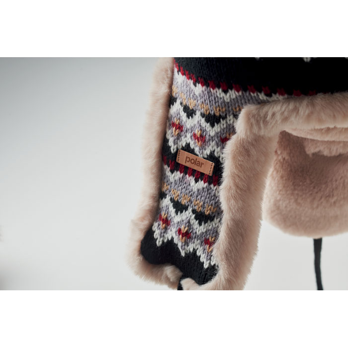 Шапка-ушанка, черный-8