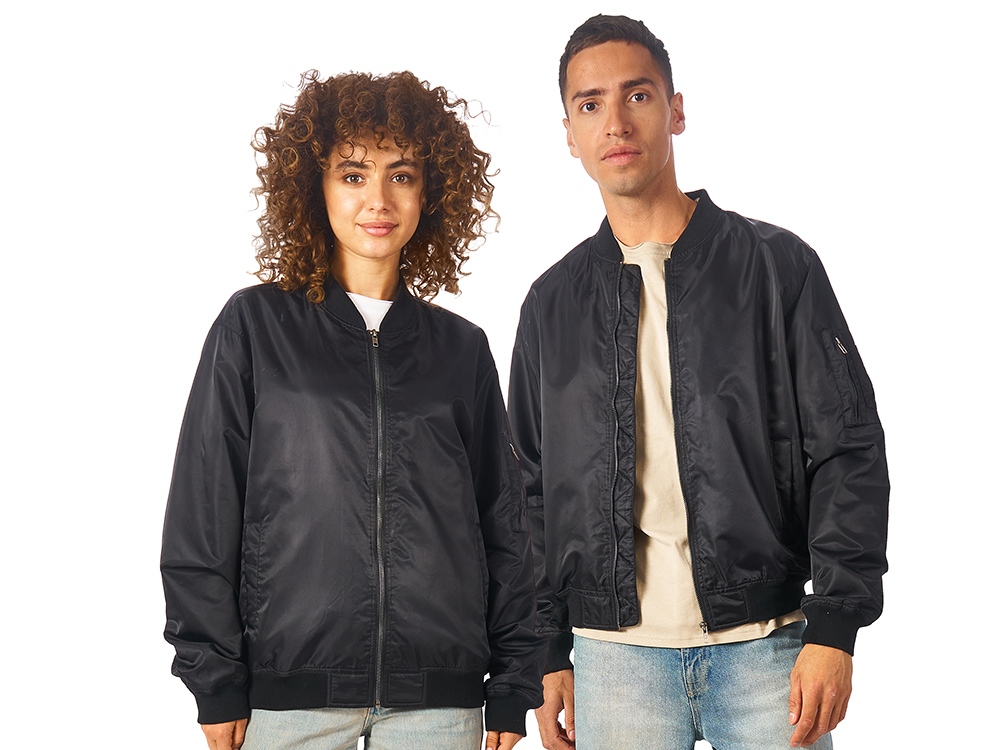 Куртка бомбер Antwerpen унисекс, черный-0