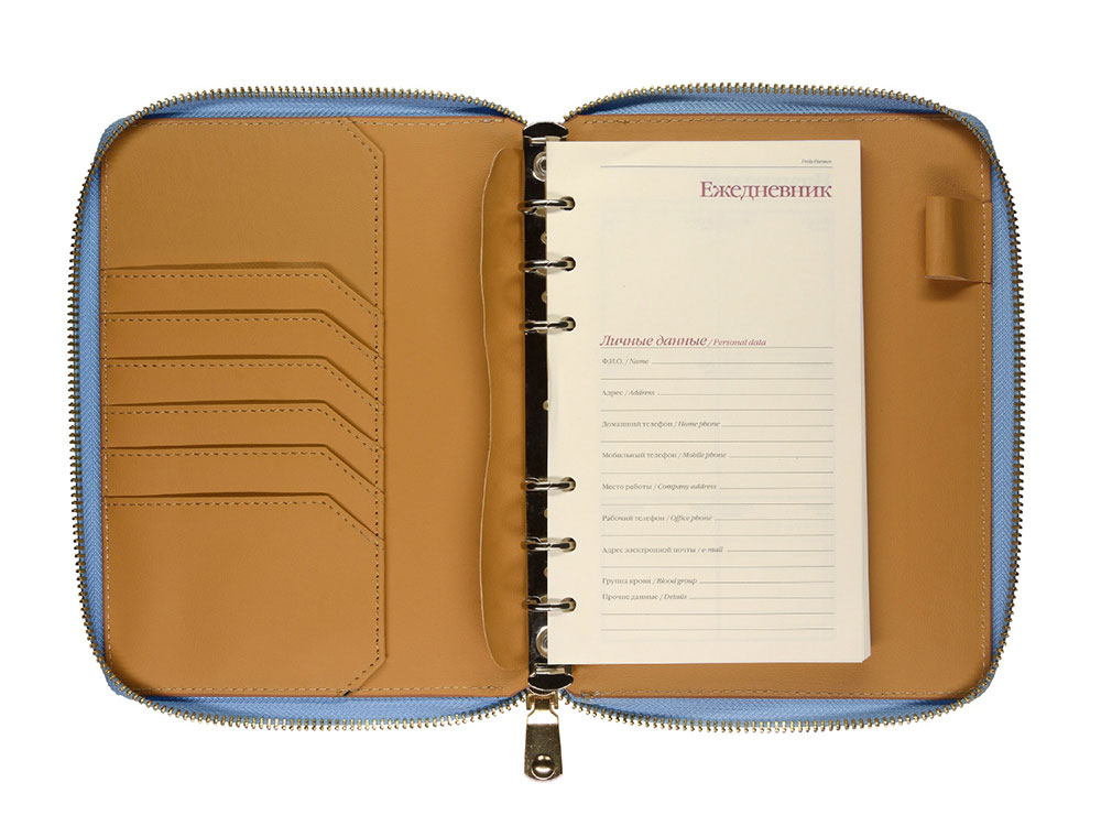 ЕЖЕДНЕВНИК недатированный А5- RIVIERA. ZEFIR (ГОЛУБОЙ ЗЕФИР)-3