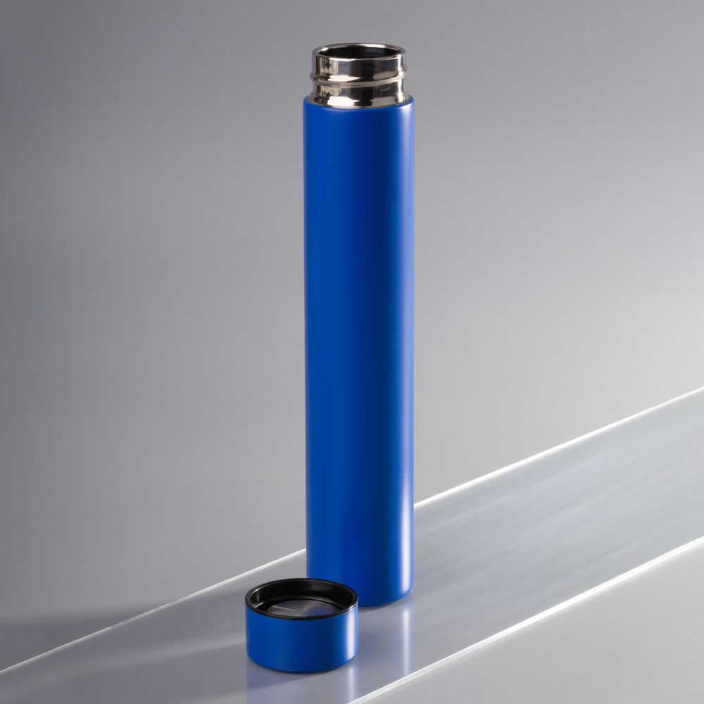 Термобутылка Metropolis, синяя-4