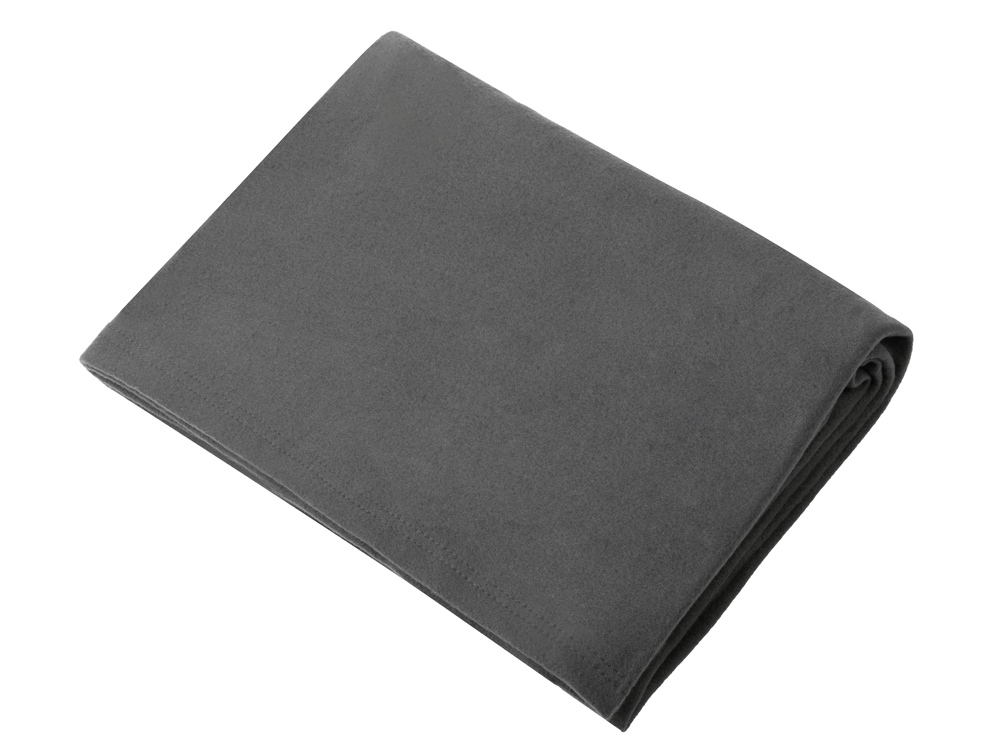 Плед для путешествий Flight в чехле с ручкой и карманом, серый-2