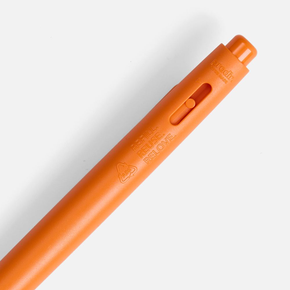 Ручка шариковая Prodir DS11 PMP, оранжевая-2