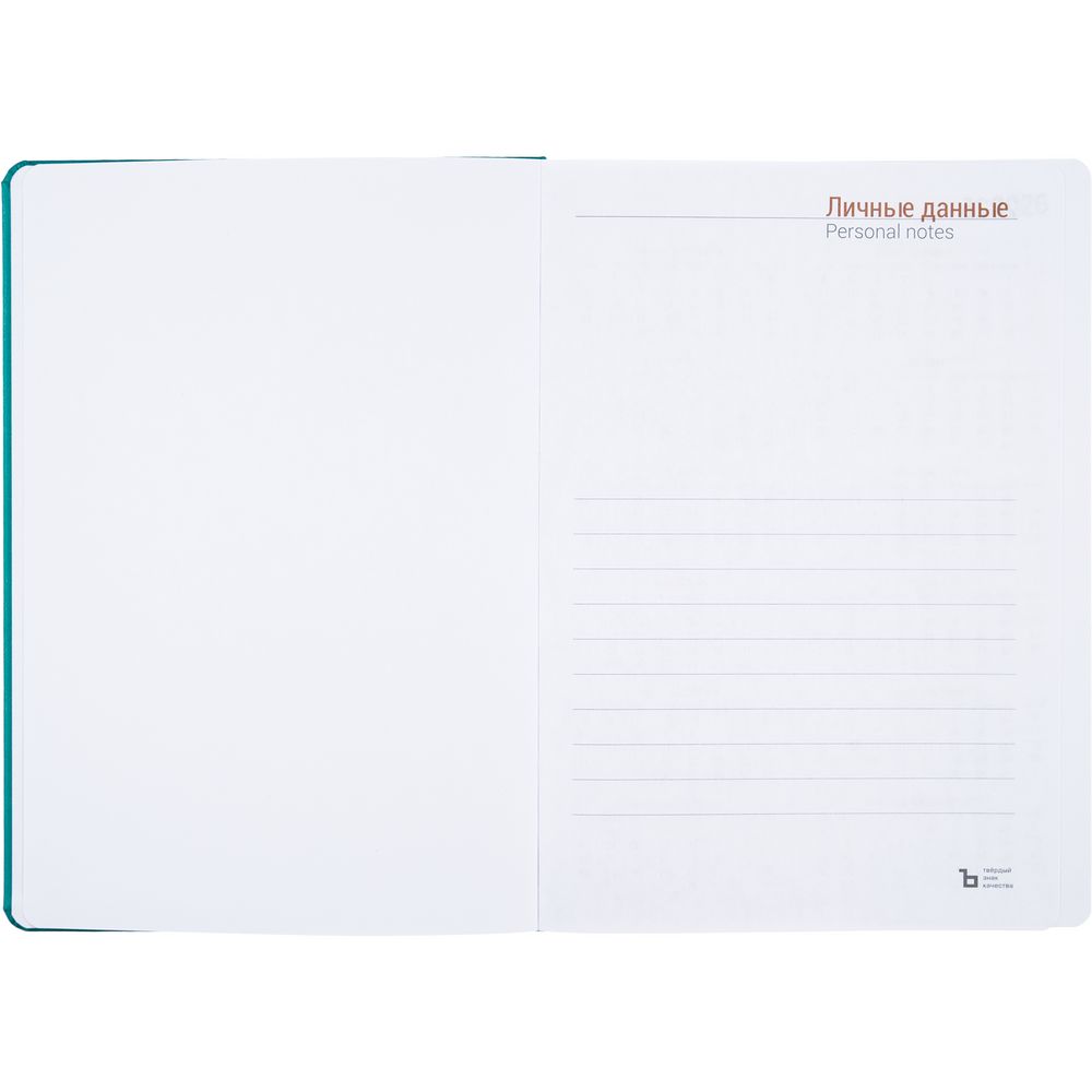 Ежедневник Basis, датированный, бирюзовый-2