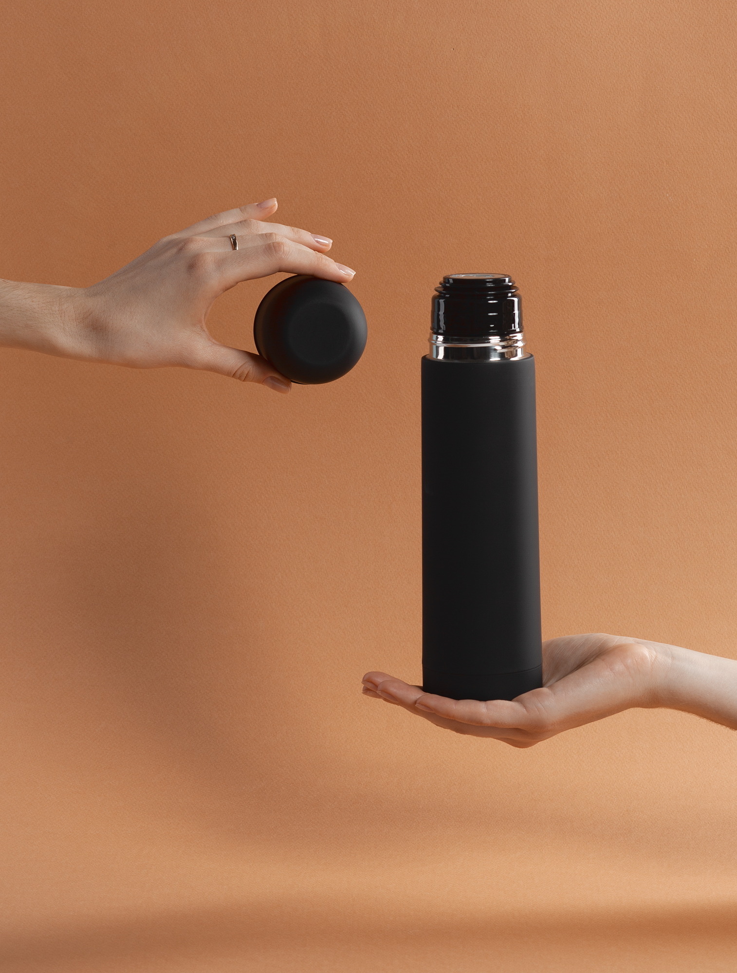 Термос "Крит" 500 мл, покрытие soft touch-1