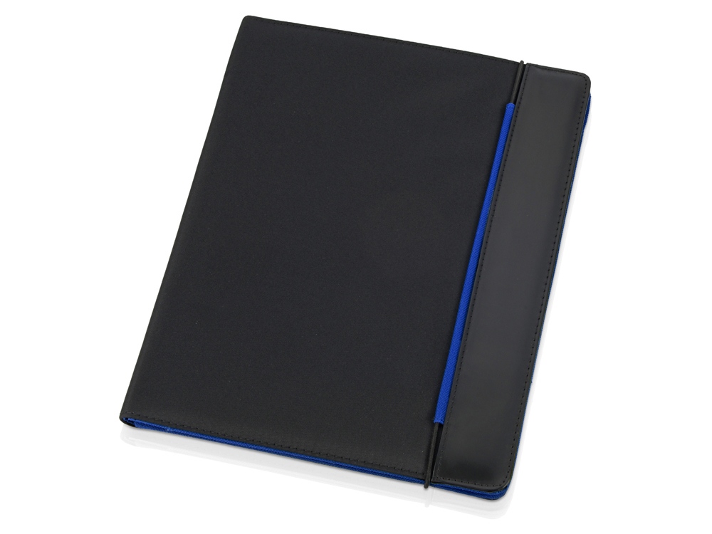 Папка для документов Делос, черный/синий-0