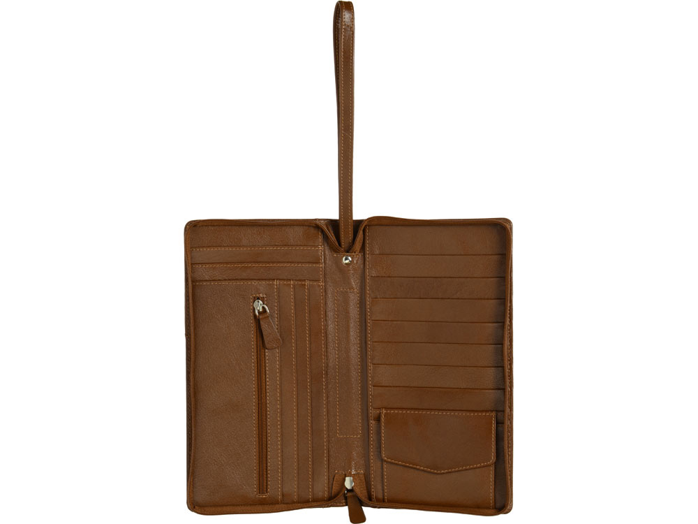 Трэвел-портмоне, коричневый-6