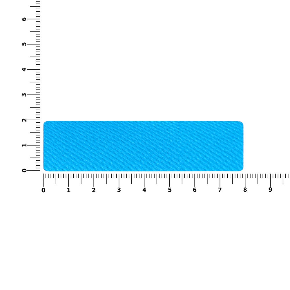 Наклейка тканевая Lunga, S, голубая-1