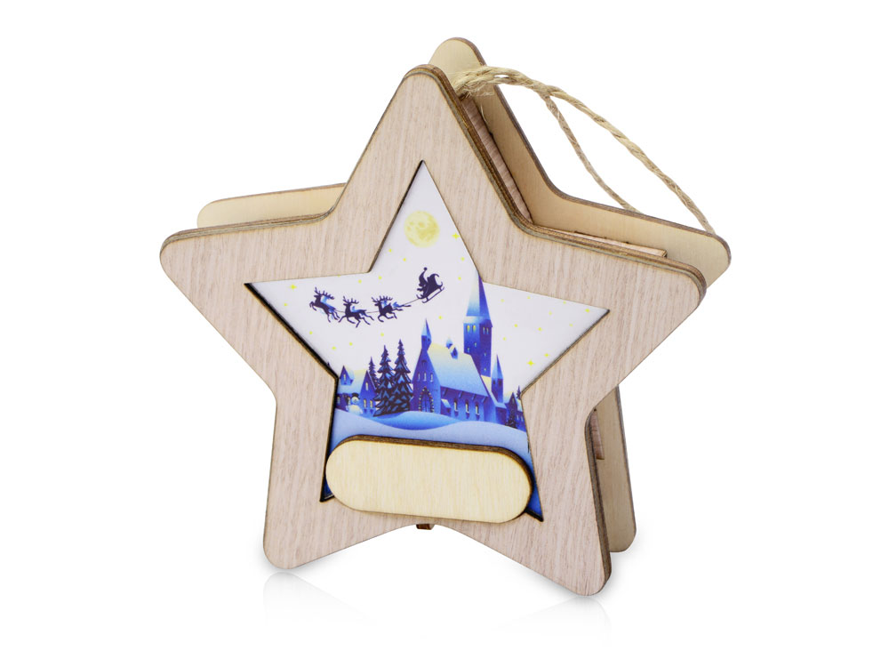 Подвеска с подсветкой, звезда-0