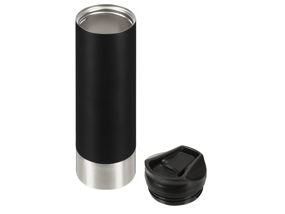 Герметичная термокружка c двойными стенками и медным слоем Torrid, 470 мл, черный-1