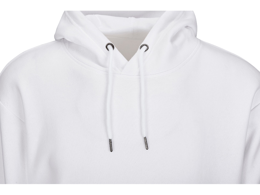 Толстовка с капюшоном оверсайз Lisbon унисекс, белый-12
