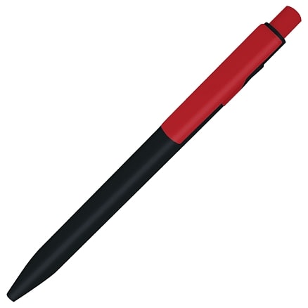 Ручка шариковая пластиковая Ravena Color, Черный/Красный-2