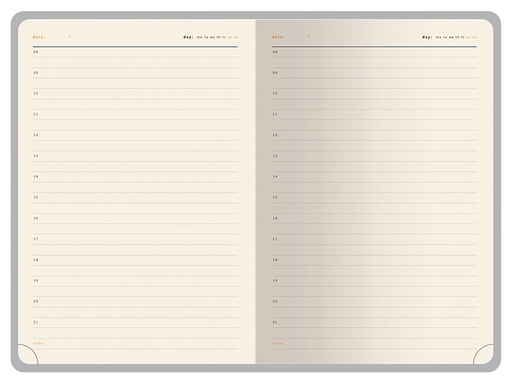 Ежедневник недатированный А5 Parliament, красный-1