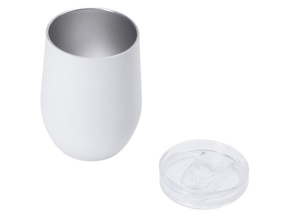 Термокружка Vacuum mug C1, soft touch, 370мл, белый-1