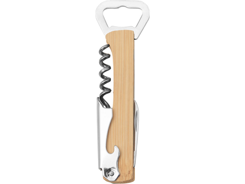 Сумка-холодильник Fabrizio со штопором, серый/черный-14