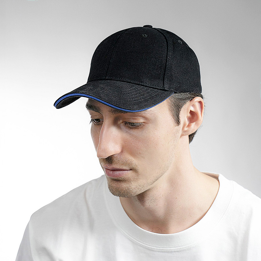 Бейсболка Smart Sandwich 370, глубокий синий-1