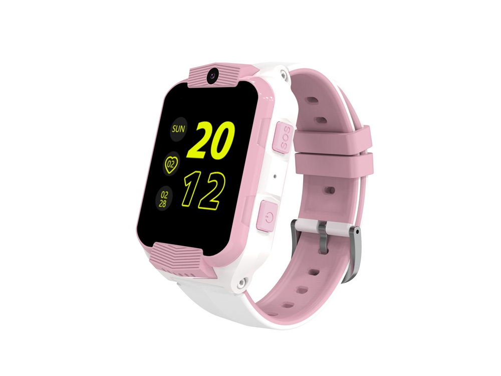 Детские часы Cindy KW-41, IP67, белый/розовый-0